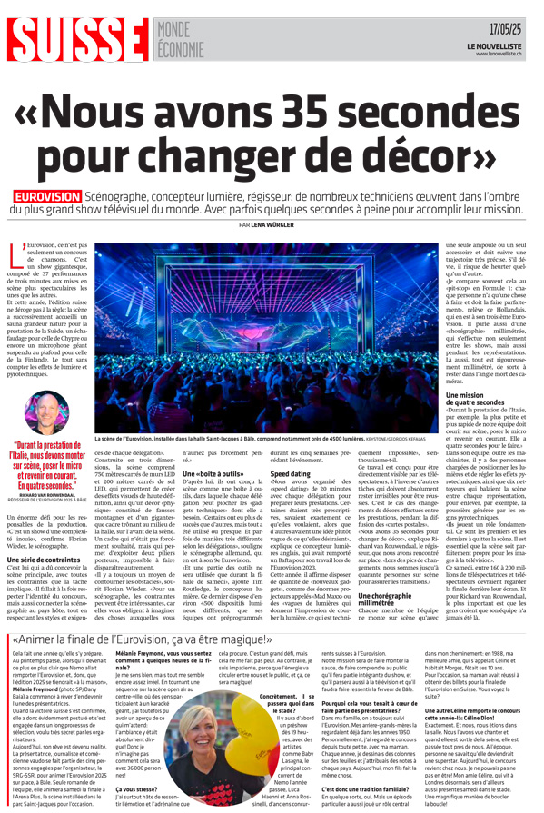 Nouvelliste-Eurovision-2025-backstage-et-Melanie-Freymond